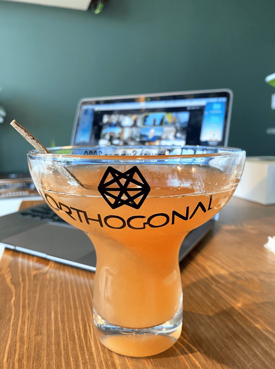 Orthogonal Margarita Glass Closeup Orthogonal Margarita Glass Closeup