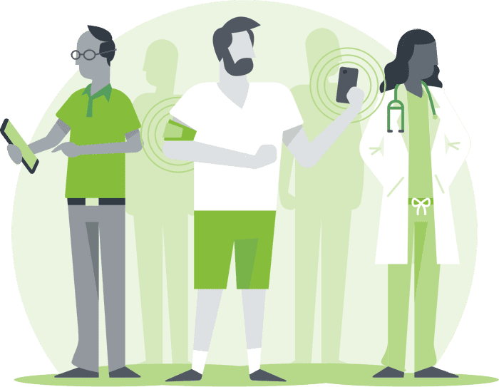 Orthogonal Contact Us Illustration