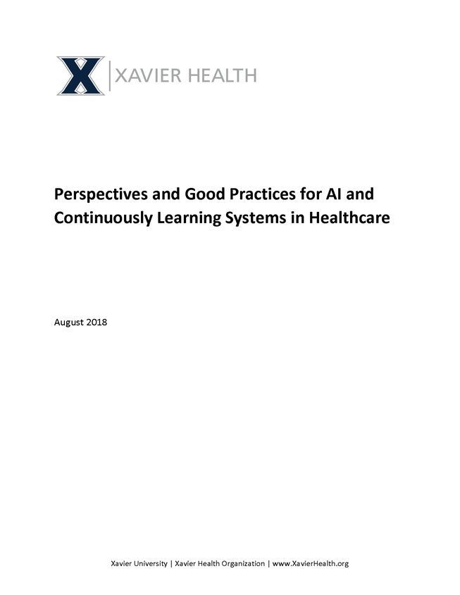 Xavier AI White Paper Cover